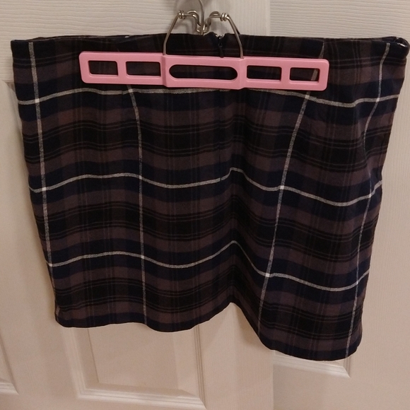 Size 14 blue gray School girl teacher mini Tommy Hilfiger skirt - Picture 3 of 10